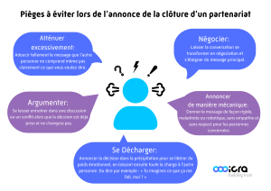 Pièges à éviter lors de l’annonce de la clôture d’un partenariat